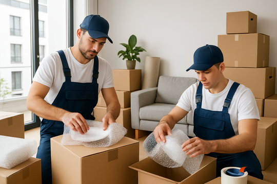 Umzugshelfer Hamm beim Einpacken und Vorbereiten